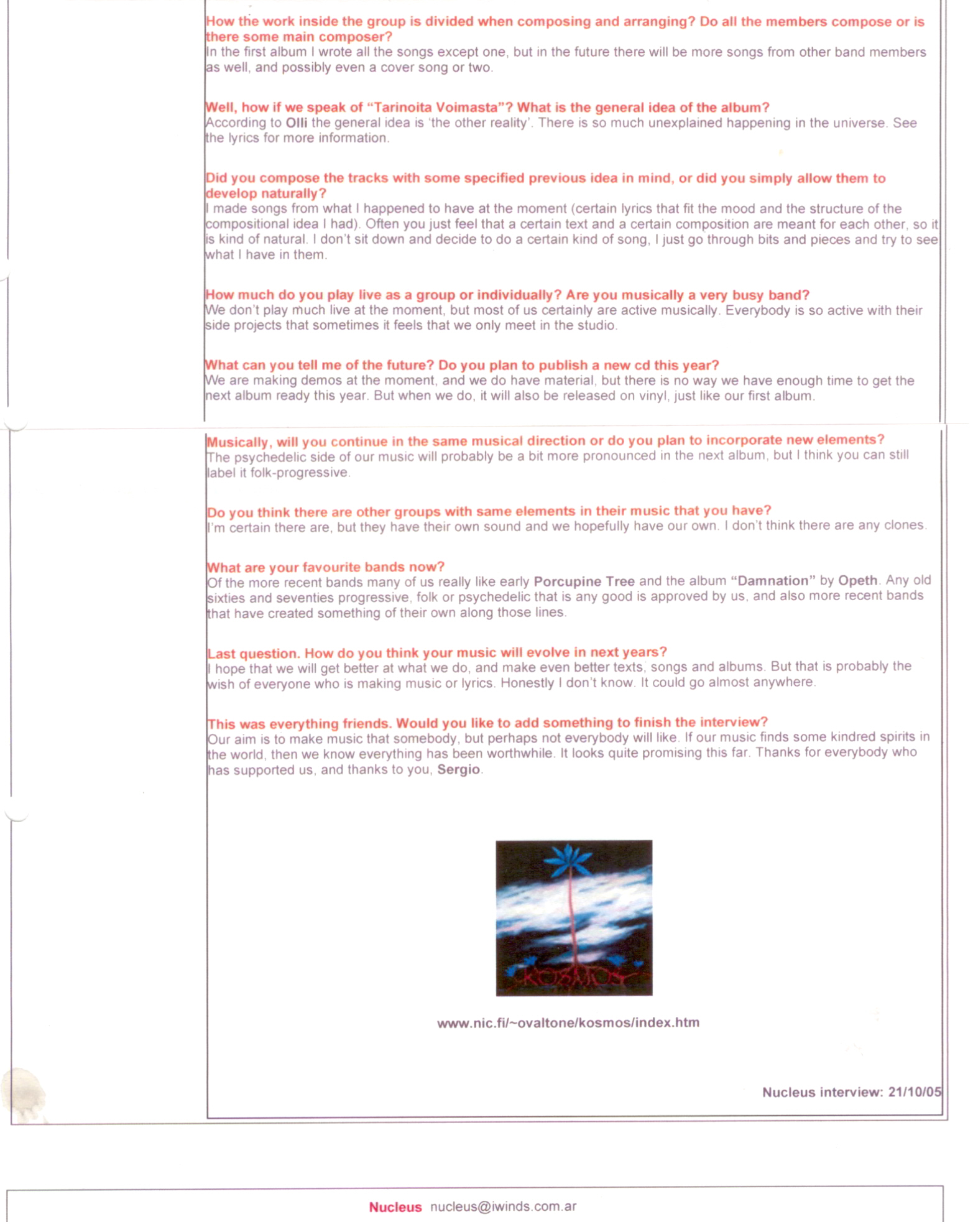 Interview 2 of 2